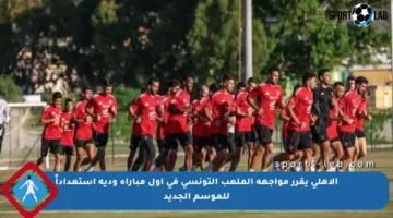 الأهلي يقرر مواجهة الملعب التونسي في أول مباراة ودية استعداداً للموسم الجديد